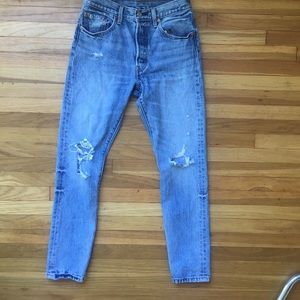 Levi 501 s blue jeans